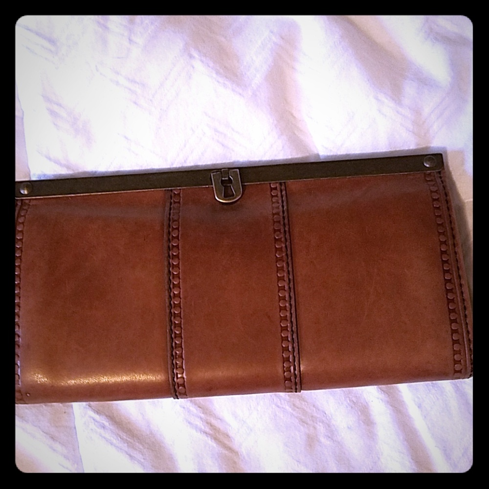Fossil leather women's wallet